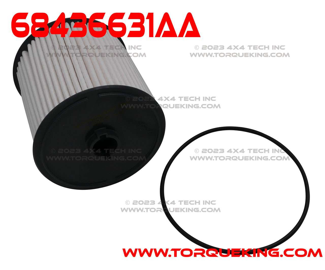 68436631AA Mopar 3.0L Diesel Fuel Filter Assembly for 2020-2023 Ram 1500 and Jeep JL Wrangler, GT Gladiator Torque King 4x4