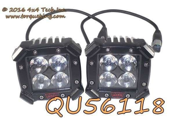 QU56118 4"LED SPOT LITE, PAIR Torque King 4x4