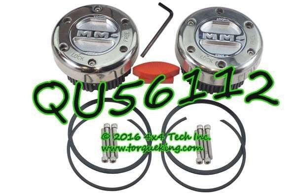 QU56112 Mile Marker 35 Spline Stainless Steel Hub Set