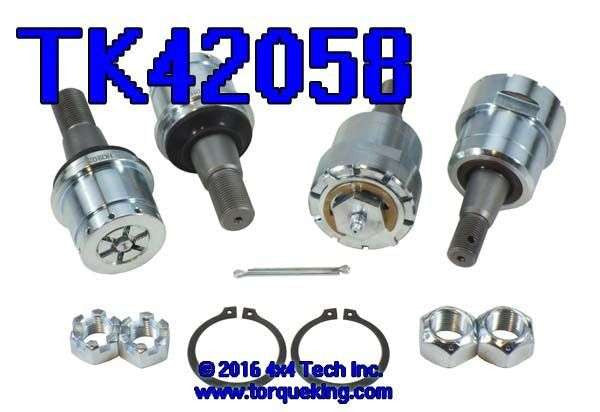 TK42058 Heavy-Duty Rebuildable Ball Joint Kit Dodge AAM 9-1/4" Torque King 4x4