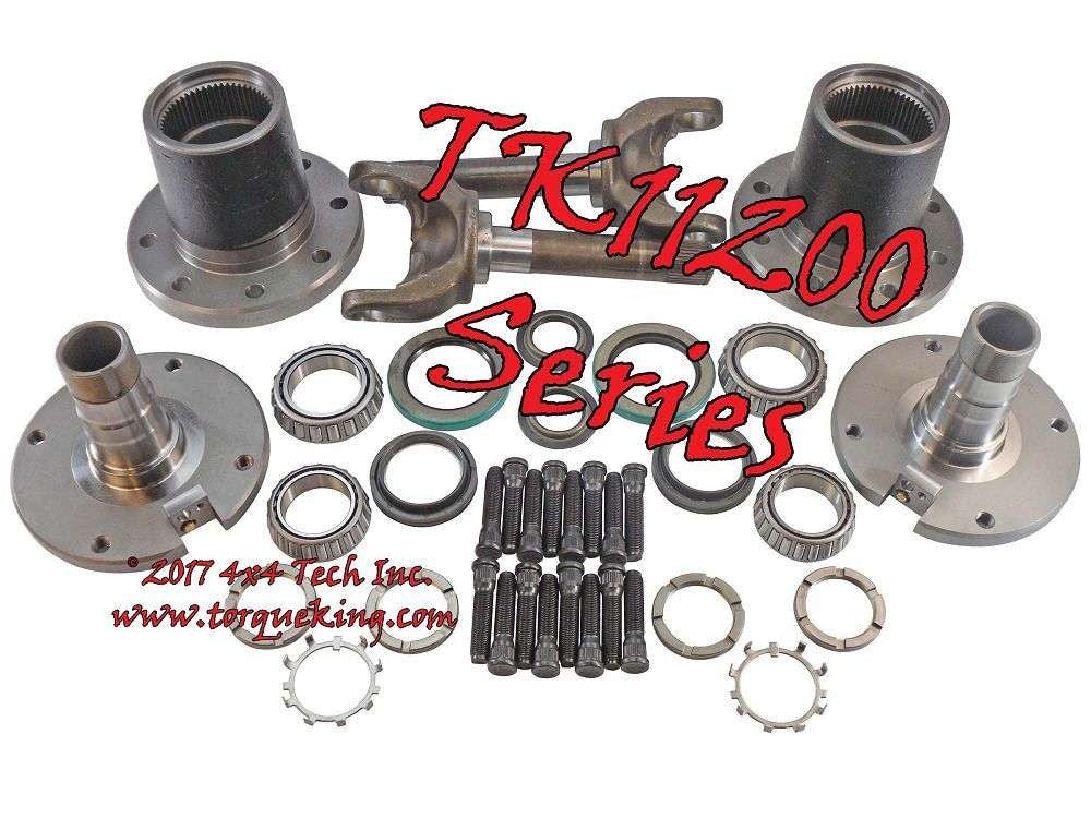 TK11251 2009 Dynatrac Free-Spin Kit with Warn Premium Bronze Dial Lock Out Hubs Torque King 4x4
