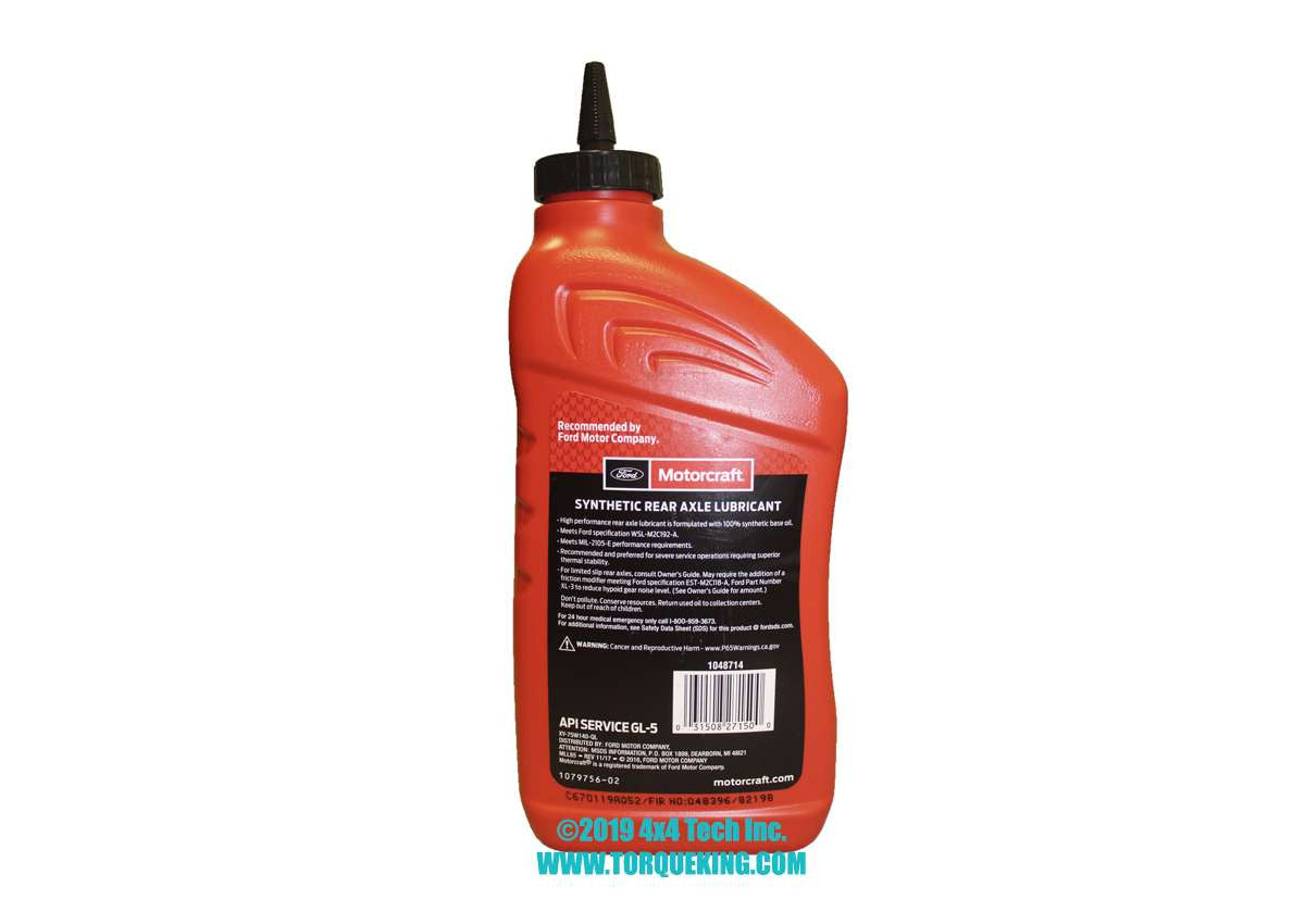 Motorcraft SAE 75w140 Synthetic Rear Axle Lubricant Torque King 4x4
