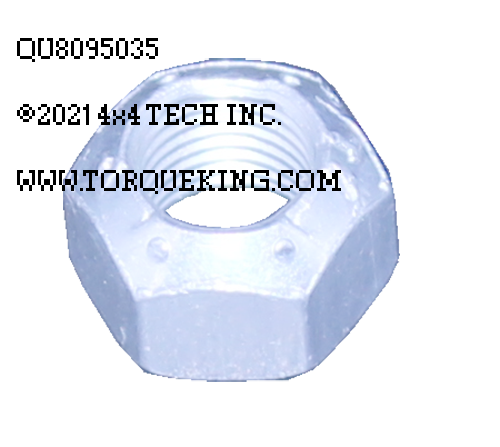 QU8095035 3/8 - 24 UNF Grade 8 Class C Fine Thread Lock Nut Torque King 4x4
