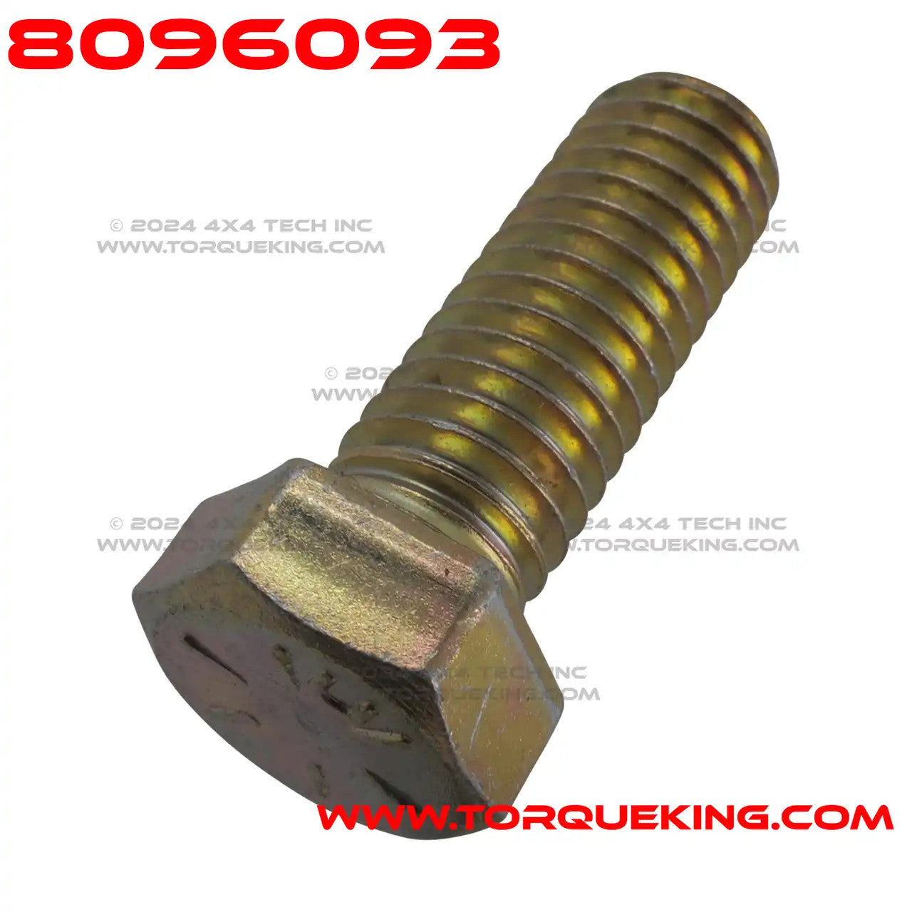 QU8096093 7/16-14 x 1 1/4 UNC Grade 8 Coarse Thread Hex Head Bolt Torque King 4x4