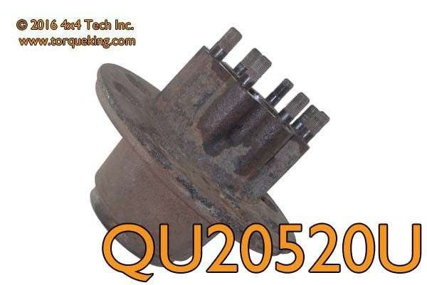QU20520U Bare Used Rear Wheel Hub for 1966.5-1969.5 Ford F250 Torque King 4x4