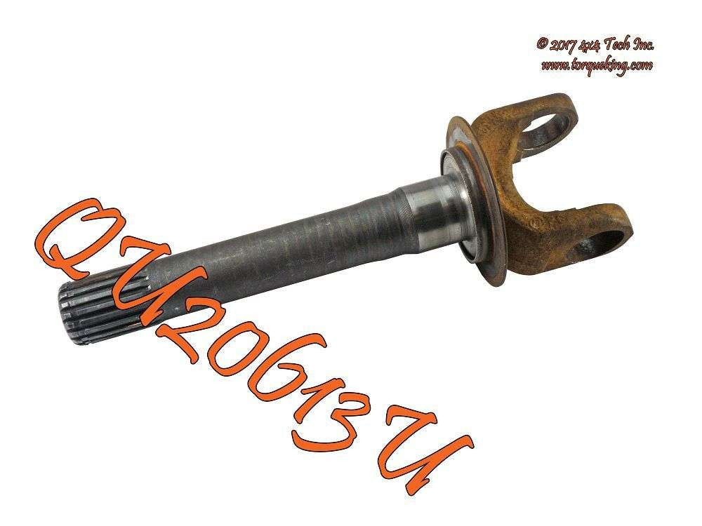 QU20613U Used 19 Spline Outer Front Axle Shaft with 1 Snap Ring Groove Torque King 4x4