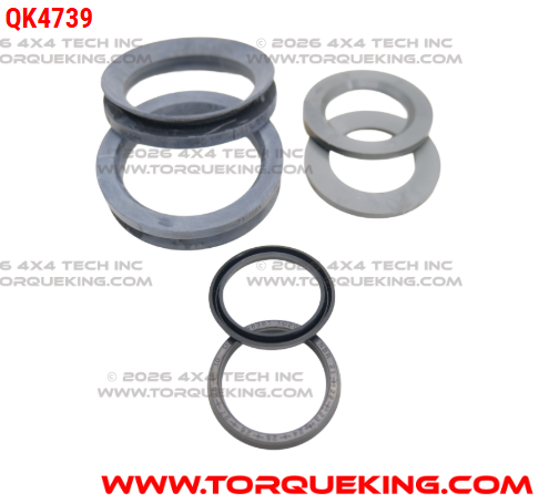 QK4739 4x4 Front Spindle Seal and Thrust Washer Kit