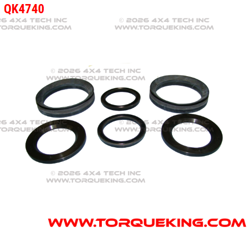 QK4740 Dana 50/60 6 Piece Large Spindle Seal & Thrust Washer Kit