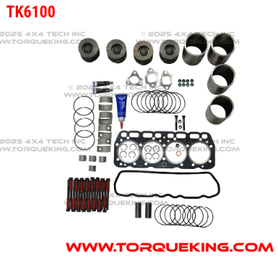 QK6100 Roxor 2.5L In Frame Engine Rebuild Kit
