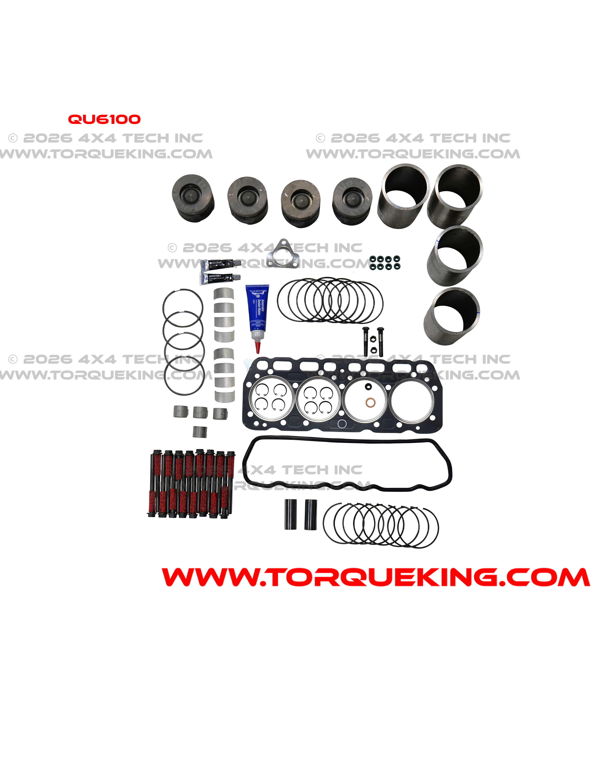 QK6100 Roxor 2.5L In Frame Engine Rebuild Kit
