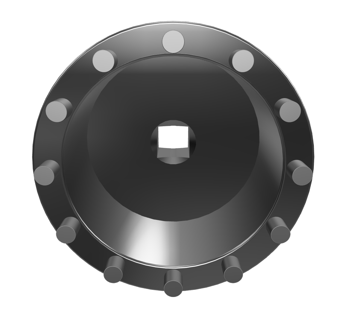 QT1262 12 Pin Spindle Nut Wrench for AAM 12"