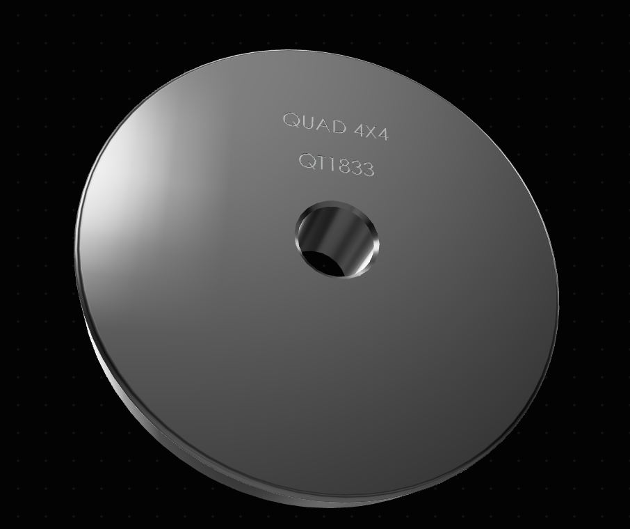 QT1833 Outer Rear Wheel Bearing Cup Installer | AAM 12" Rear Axles with 2-1/2" Spindle Ends