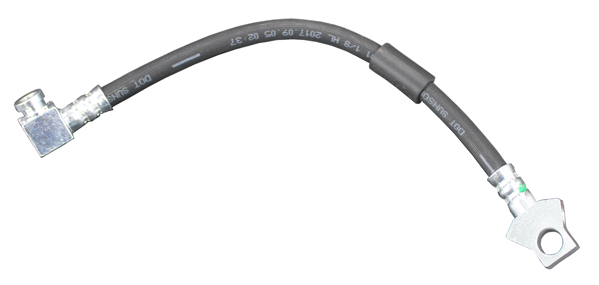 QU11539 Center Frame to Front Axle Brake Hose for 85-93 Dodge D44 Torque King 4x4