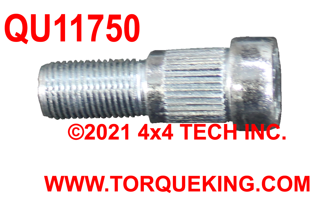 QU11750 1/2" RH Thread Wheel Stud for many 69-81 Dodge Drum Brakes Torque King 4x4