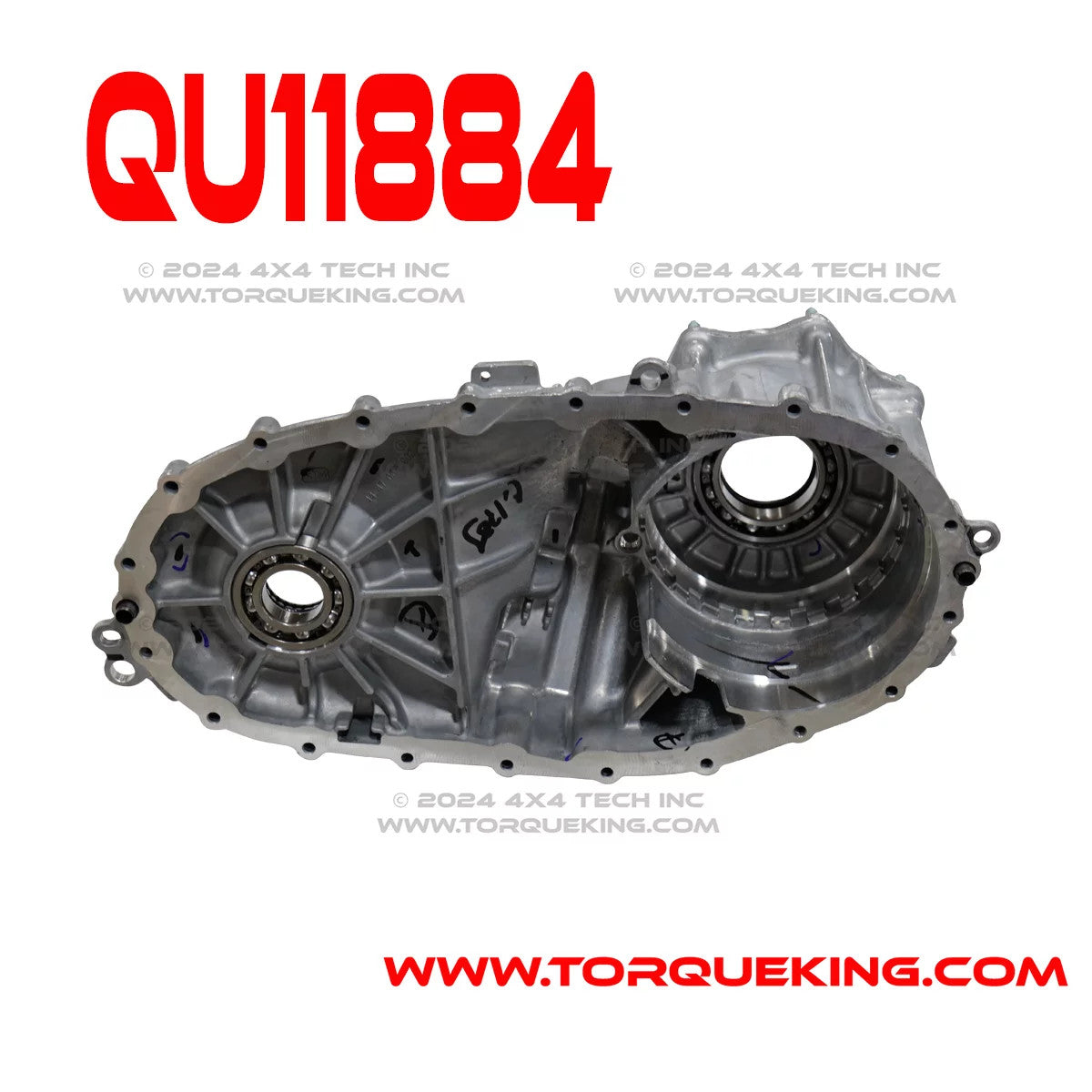 QU11884 BW4447 8-Bolt Front Case Half Sub-Assembly for Most 2012-current Ram 3500, Ram 4500 and Ram 5500 4x4 trucks