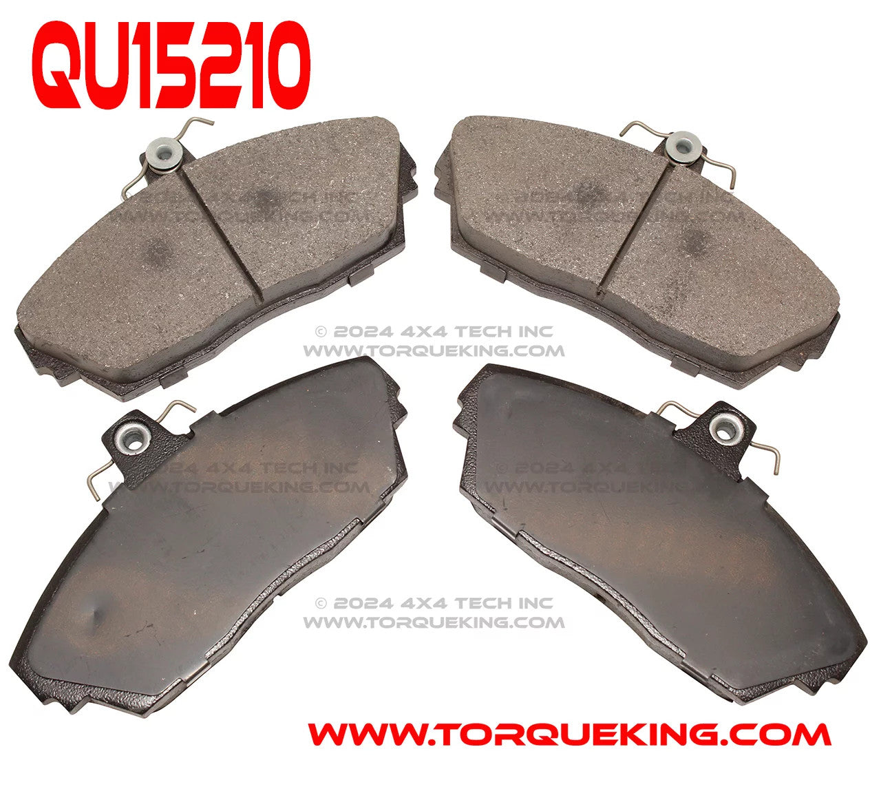 QU15210 Roxor Front Brake Pad Kit Torque King 4x4