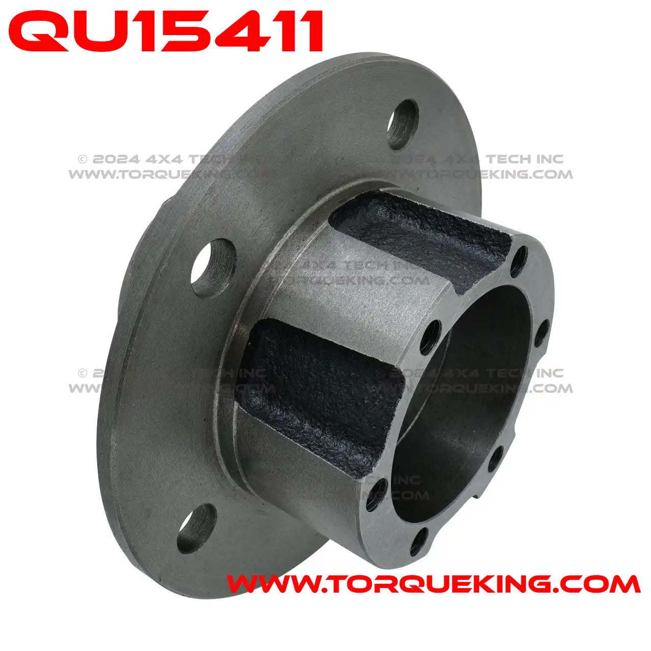 QU15411 Front Bare Wheel Hub for 1941-1962.5 Jeep and Willy Using 9
