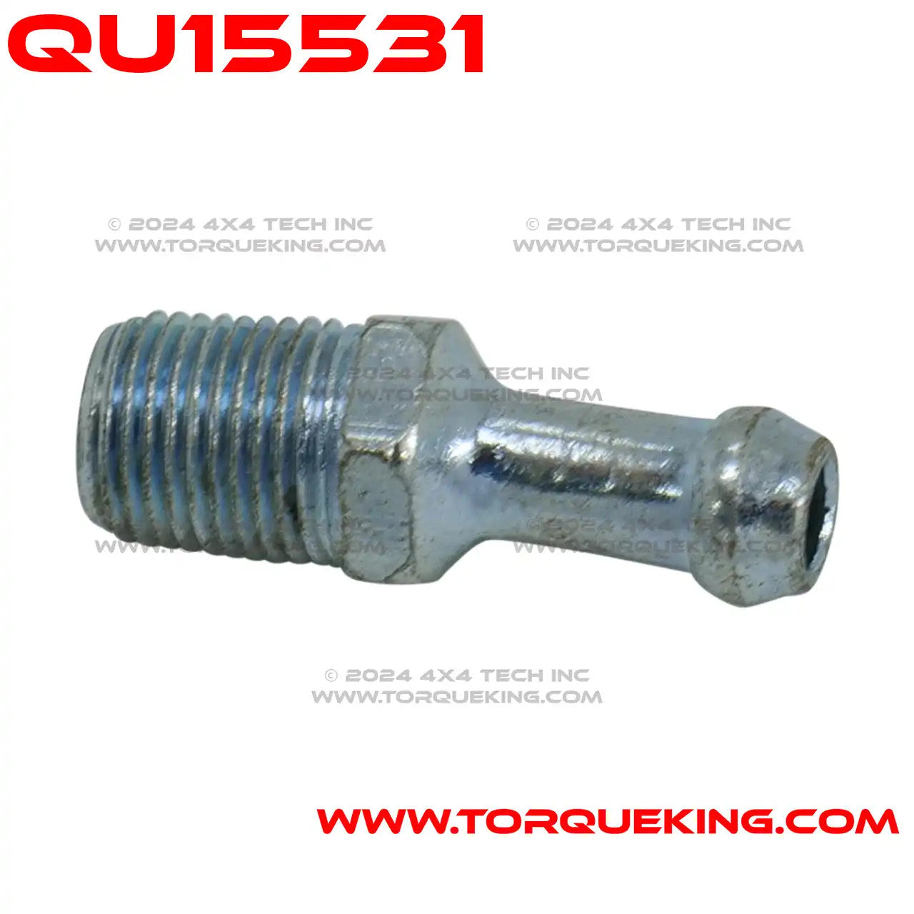 QU15531 Roxor 1/8" MPT x 5/16" Barbed Axle Vent Fitting