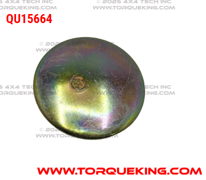 QU15652 Roxor Freeze Plug For Back Of Head And Block