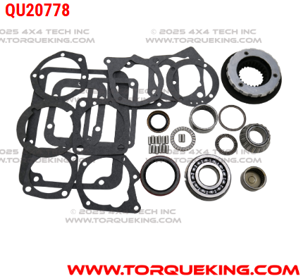 QU20778 1965-1987 Ford NP435 Bearing, Seal, Gasket Kit with Synchro Ring Torque King 4x4