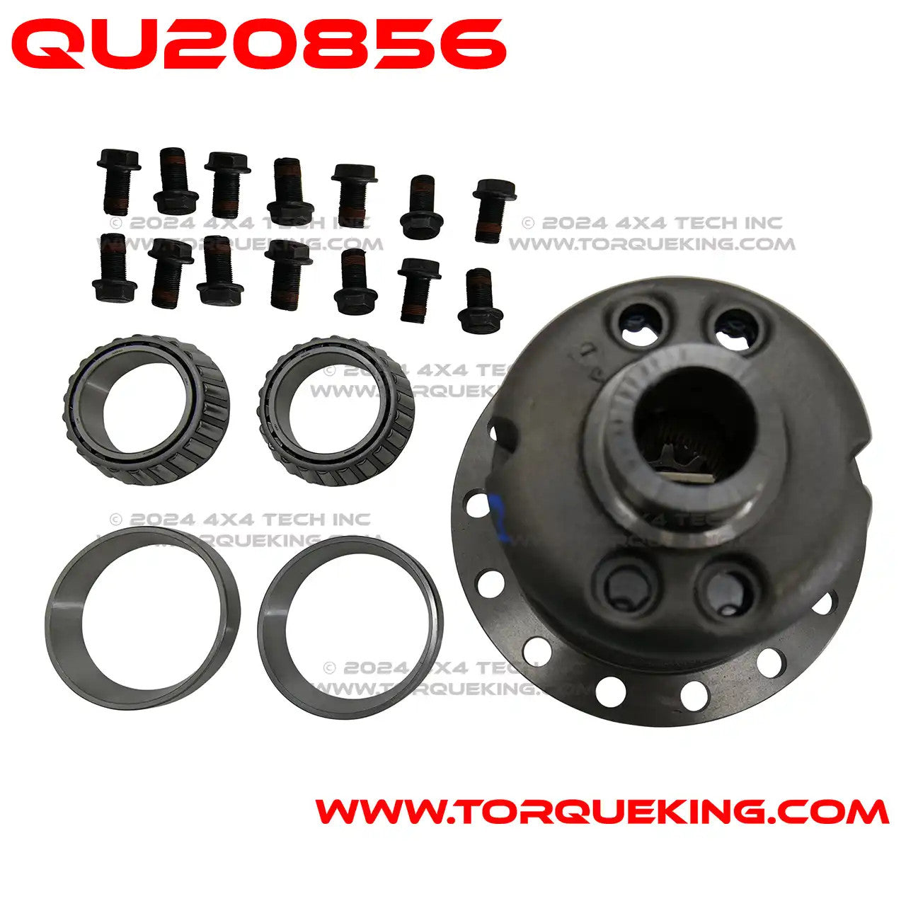 QU20856 4.10 & Up Loaded Trac Lok Rear Diff for M300 DRW, 41 Spline Torque King 4x4