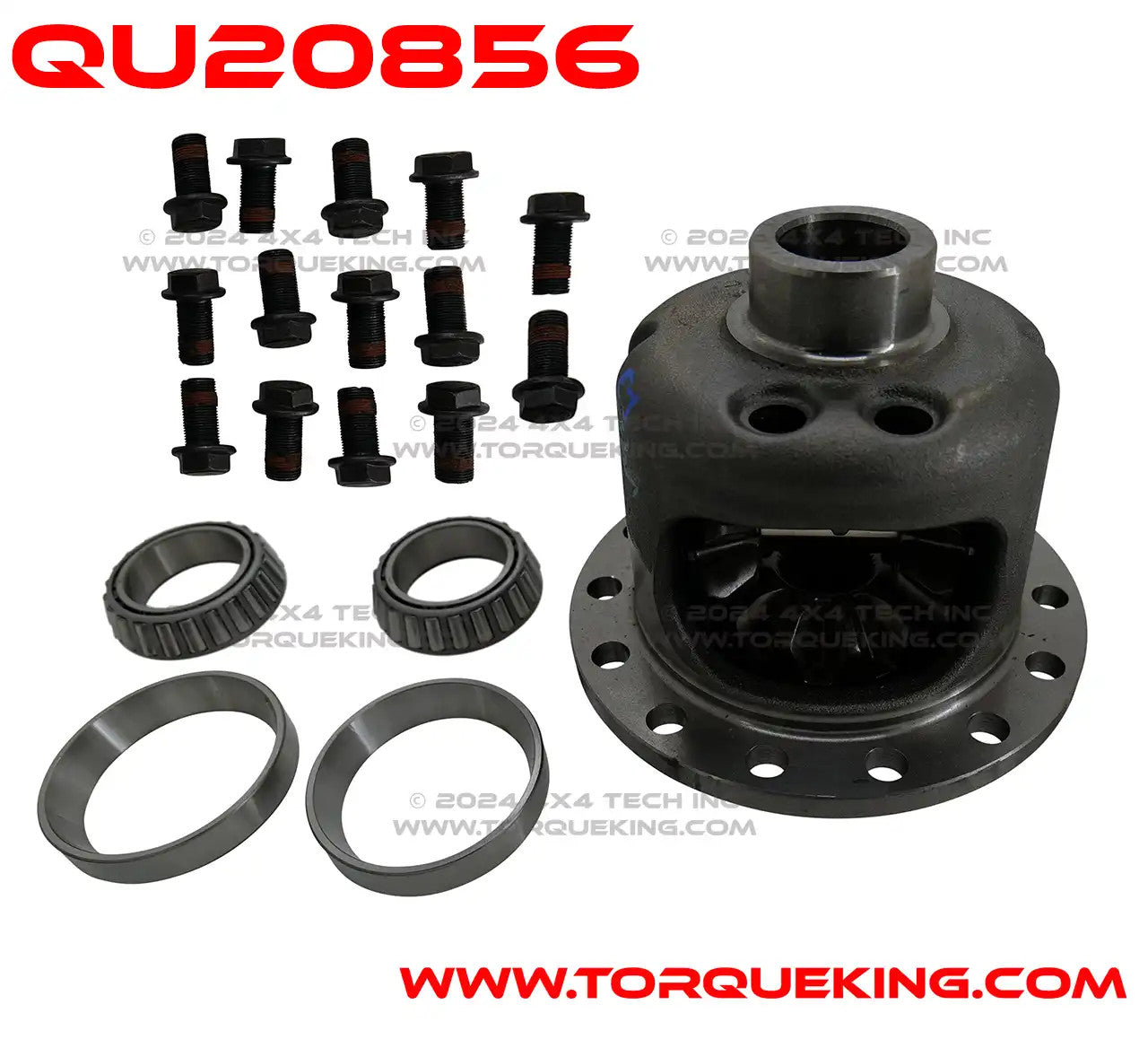 QU20856 4.10 & Up Loaded Trac Lok Rear Diff for M300 DRW, 41 Spline Torque King 4x4