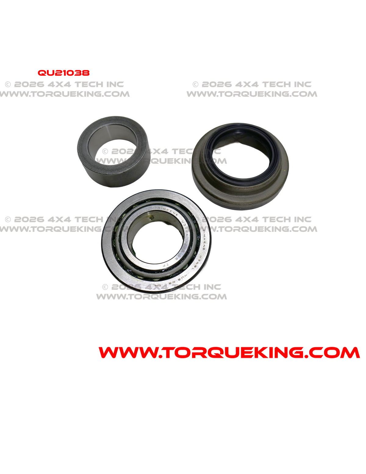 QU21038 One Side Taper Wheel Bearing & Seal Kit fit most 78-79 F150 9"