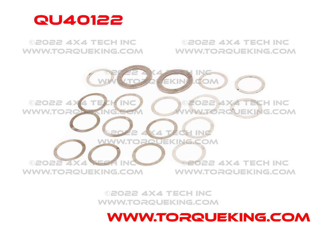 QU40122 Dana 35 Differential Shim Kit for Jeep Rear Axles Torque King 4x4