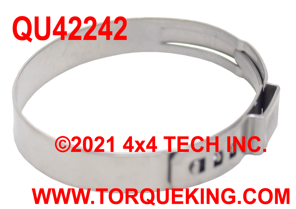 QU42242 40mm Stainless Steel Boot Clamp Torque King 4x4