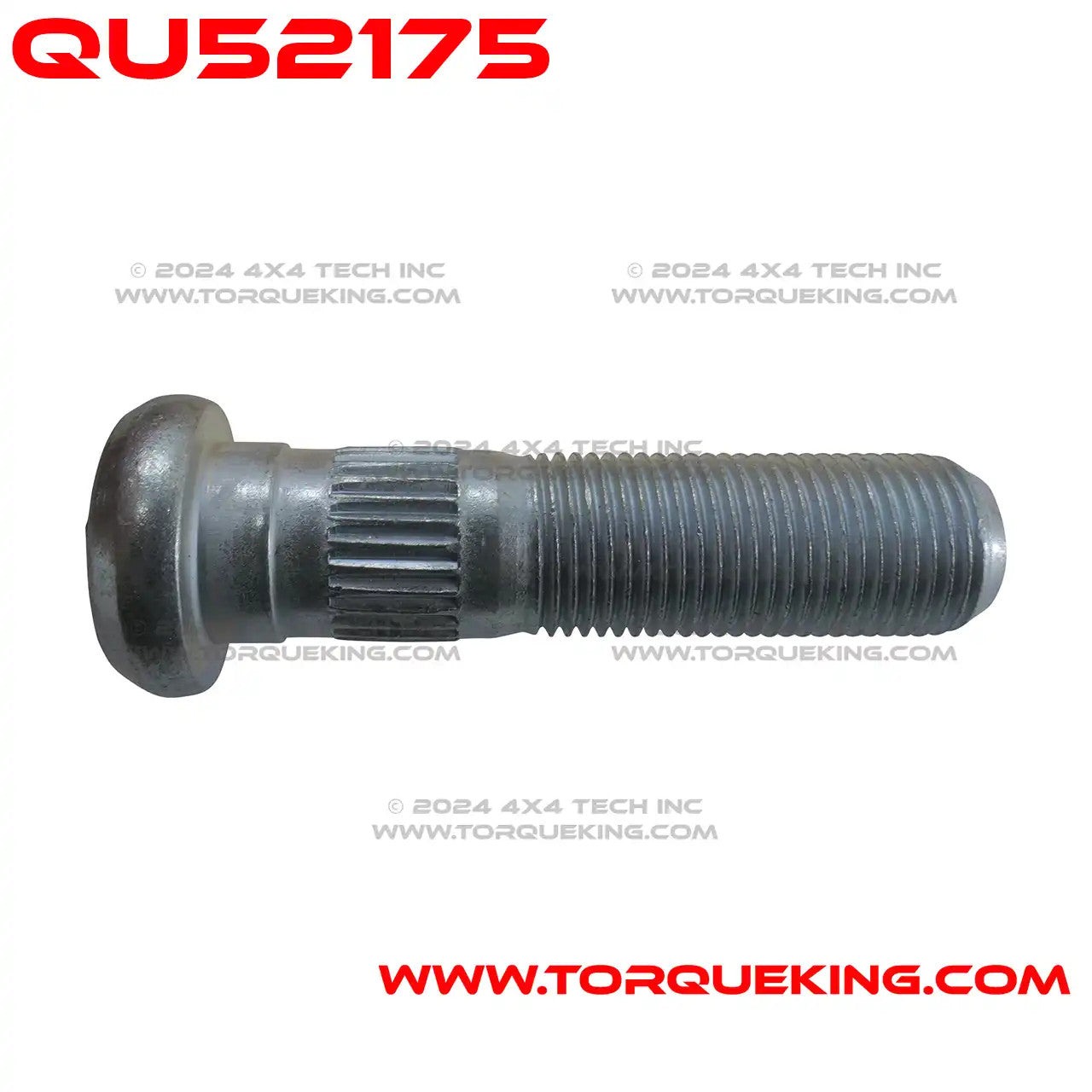 QU52175 5/8" SRW Front Wheel Stud for 1969-1989 Dodge 4x4 1 Ton Trucks Torque King 4x4