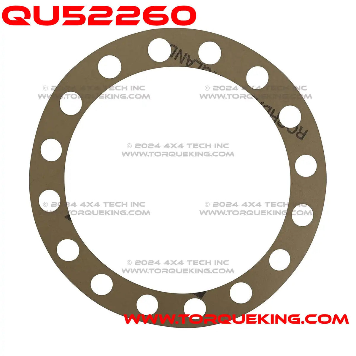 QU52260 16 Bolt Hub Gasket Torque King 4x4