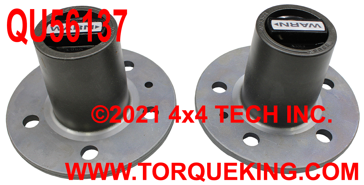 QU56137 Warn 29071 27 Spline Manual Lock Out Hub Set Torque King 4x4