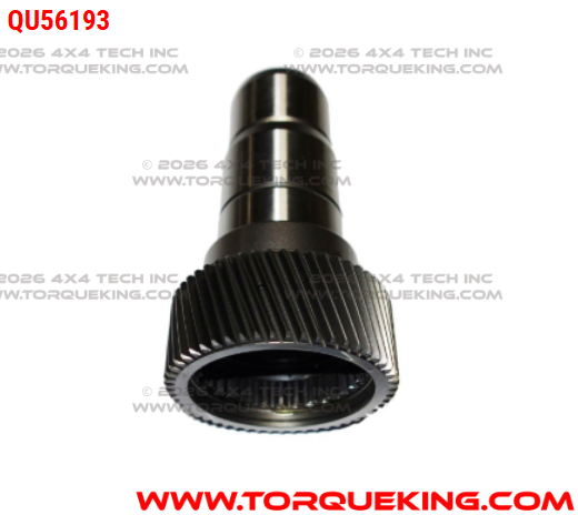 QU56193 AM 271D, 273D 29Spl Input Shaft