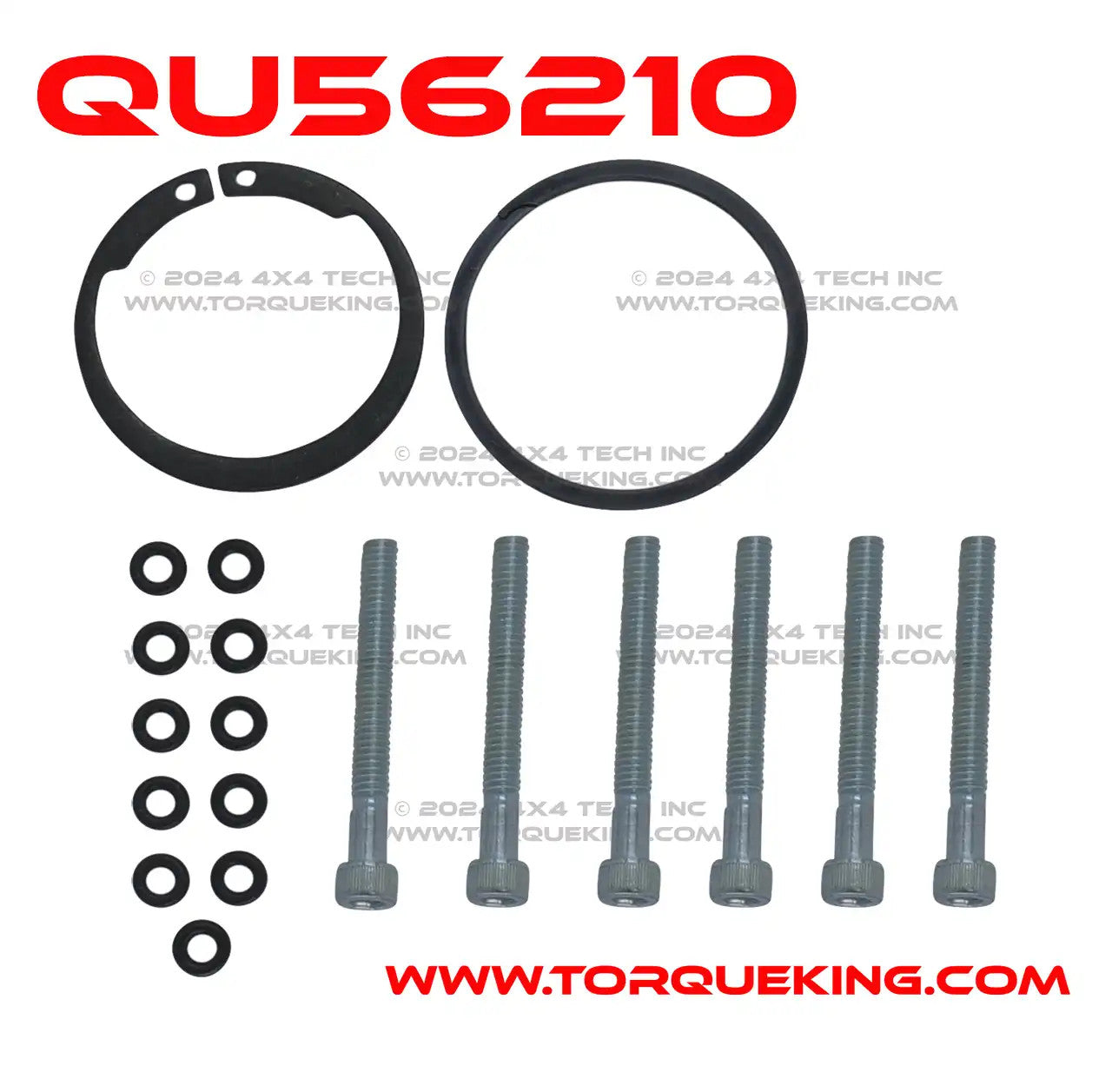 QU56210 Hub Service Kit for Warn 62672 35 Spline Premium Locking Hub Set