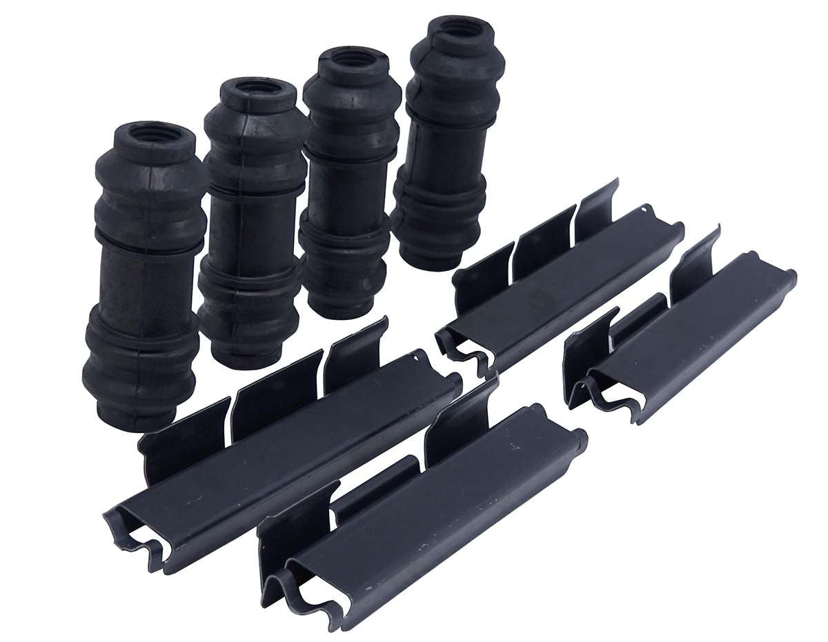 QU80040 Brake Caliper Rubber Bushing and Brake Pad Shim Set Torque King 4x4