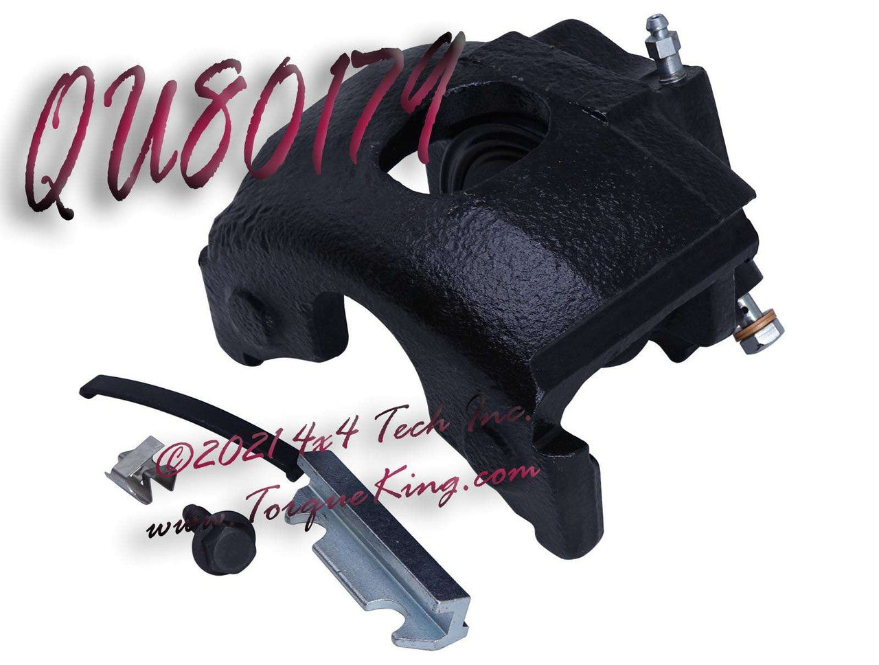 QU80179 Reman Right Front Disc Brake Caliper Assembly for 76-79 Bronco, F100/F150 Torque King 4x4