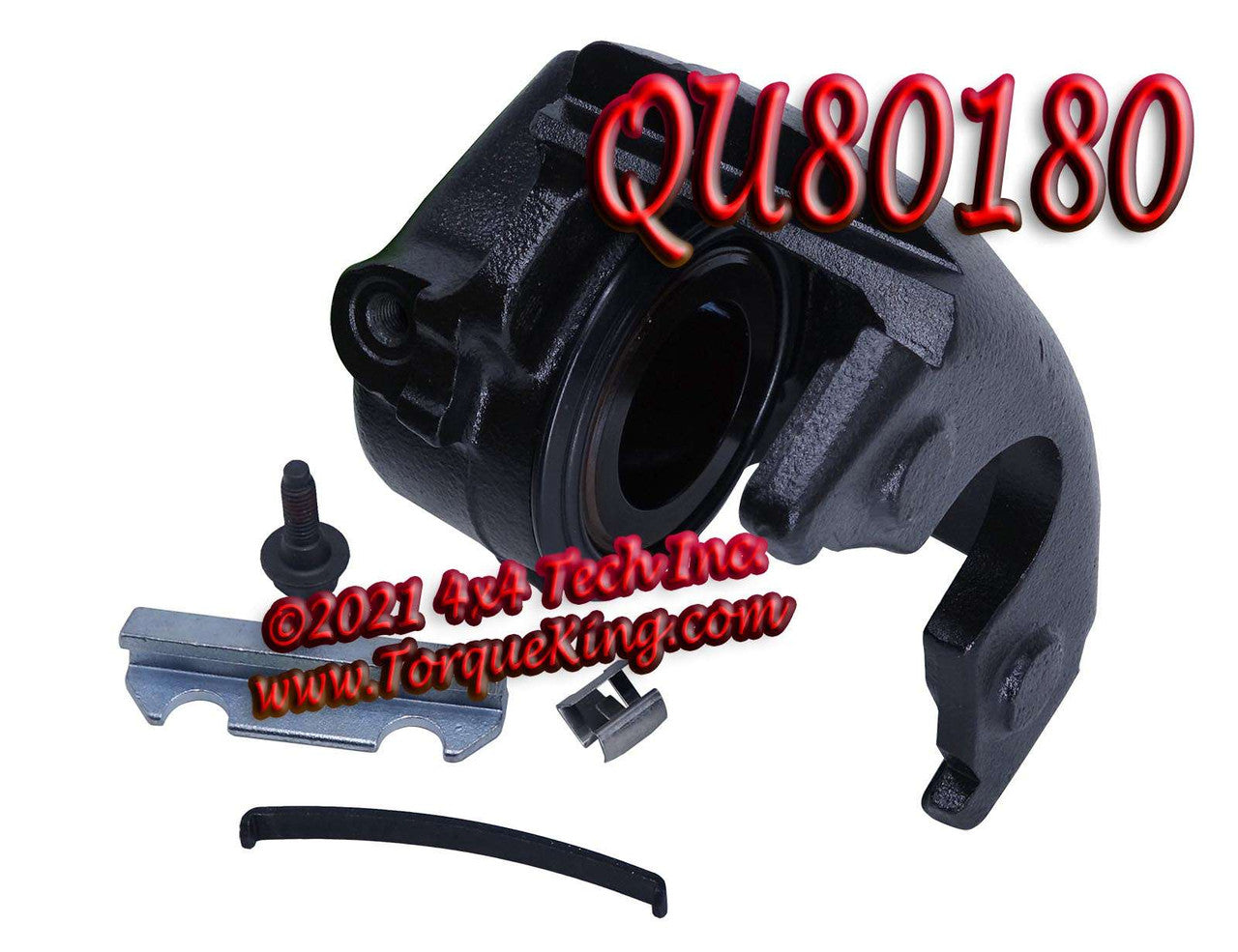 QU80180 Reman Left Front Disc Brake Caliper Assembly for 76-79 Bronco, F100/F150 Torque King 4x4
