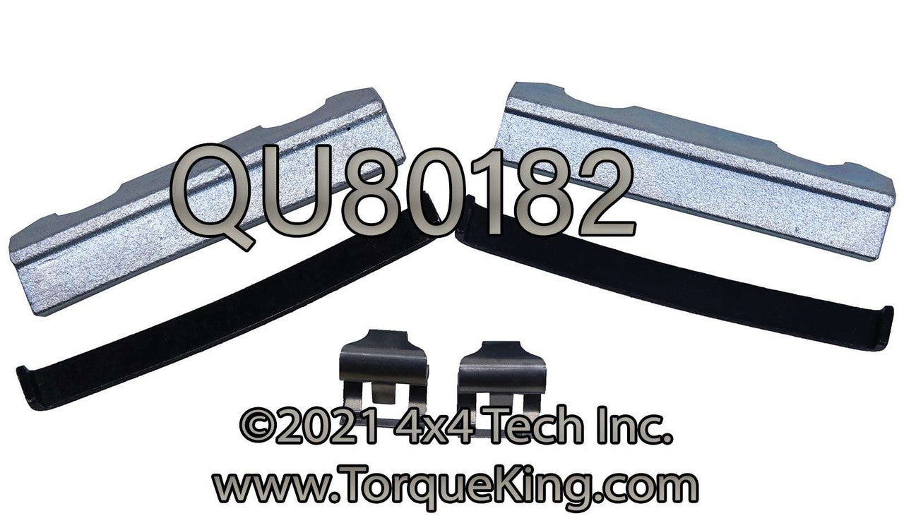 QU80182 Ford Front Disc Brake Hardware Kit Torque King 4x4