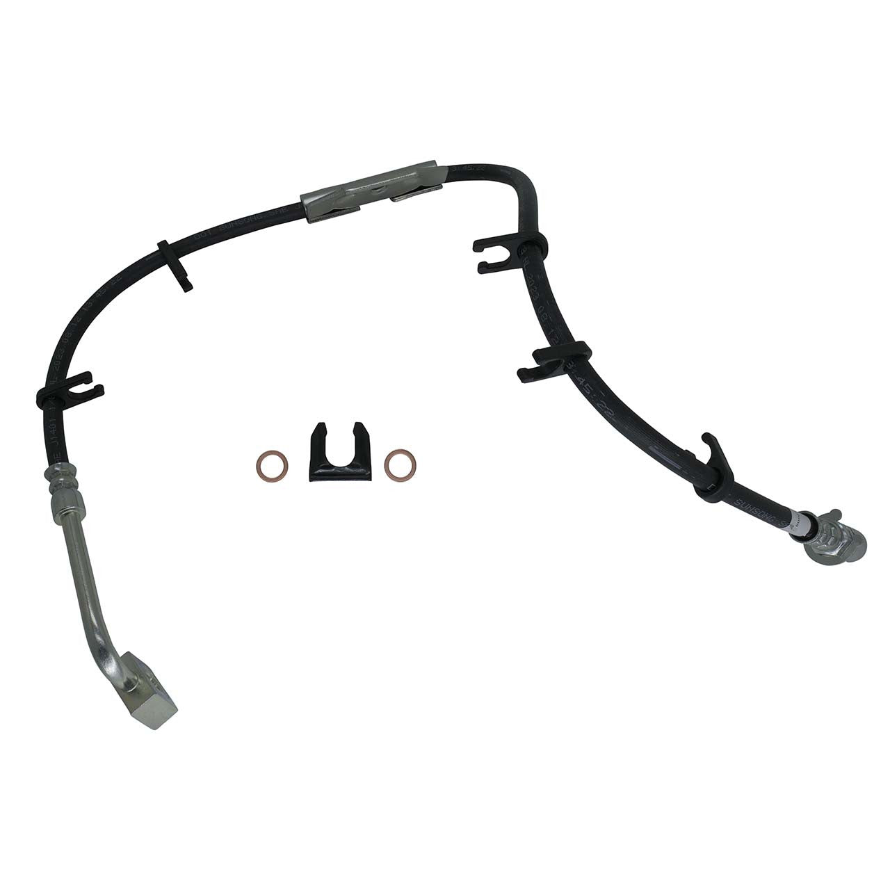 QU80303 Left Front Brake Hose for most 2003-2012 Ram