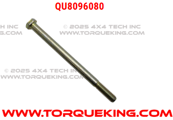 QU8096080 3/8-16 x 5 1/2 UNC Grade 8 Coarse Thread Hex Head Bolt