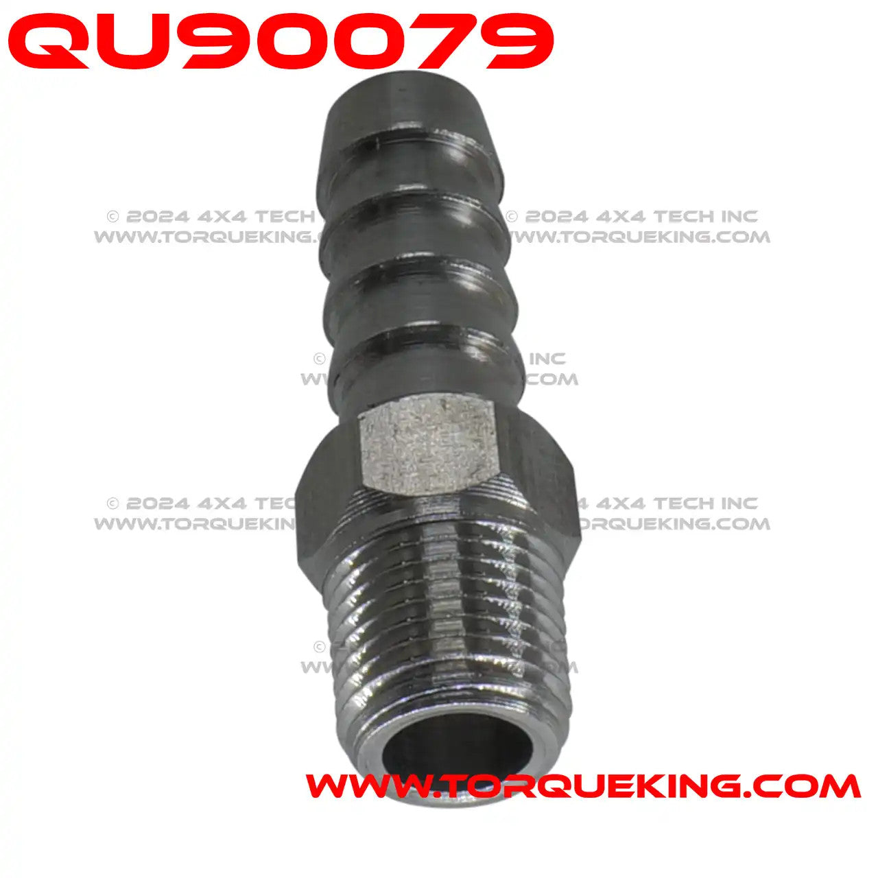 QU90079 5/16" Barbed 1/4" NPT Fitting - Straight