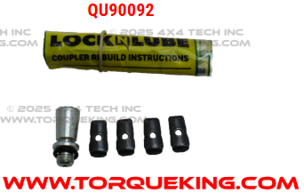 QU90092 LockNLube Grease Coupler Rebuild Kit