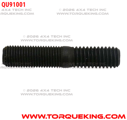 QU91001 7/16 x 2.25 Dual End Threaded Axle Stud