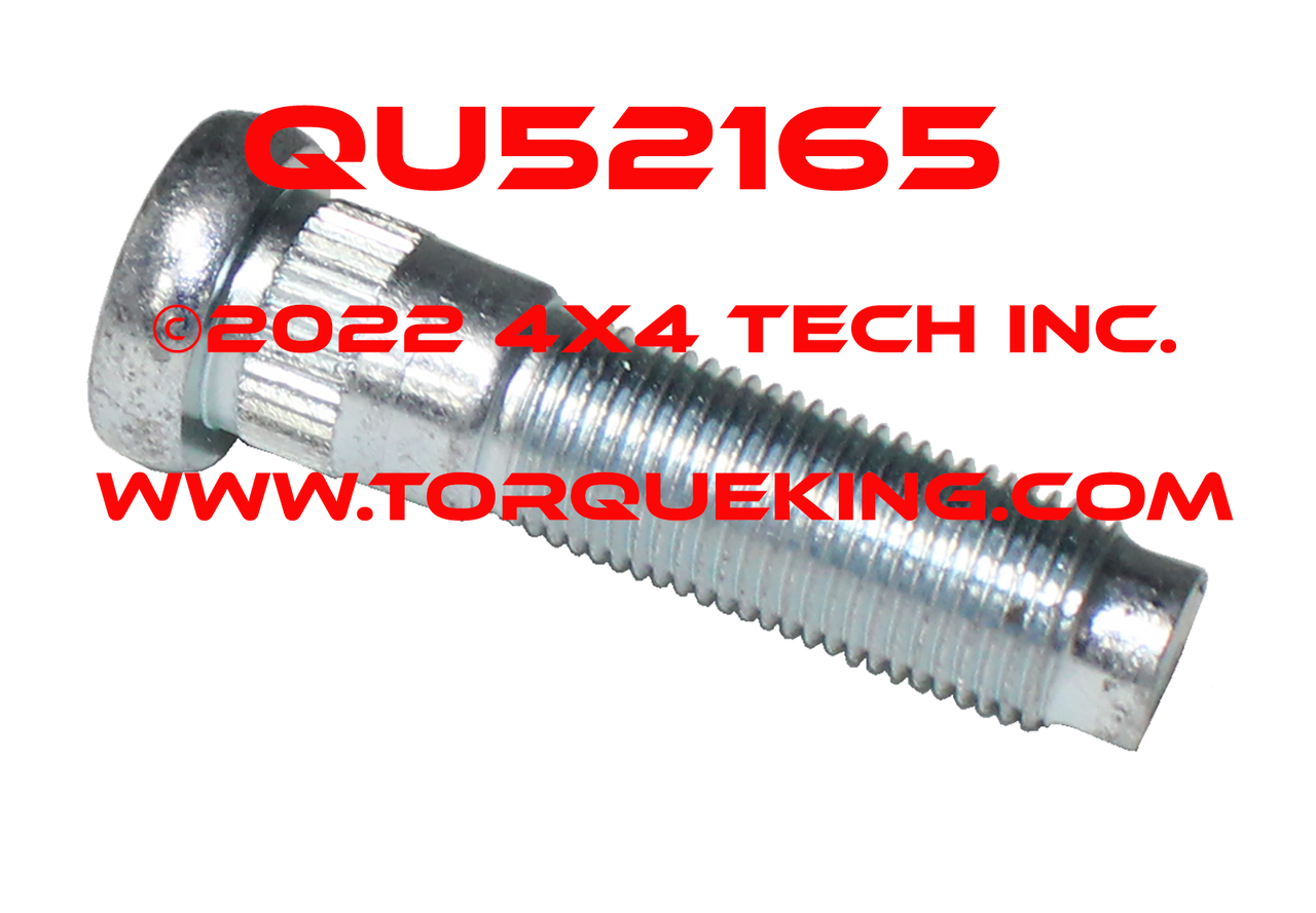 QU52165 9/16" Rear Wheel Bolt Dodge SRW 1994-2002 Ram 2500, 3500 Torque King 4x4