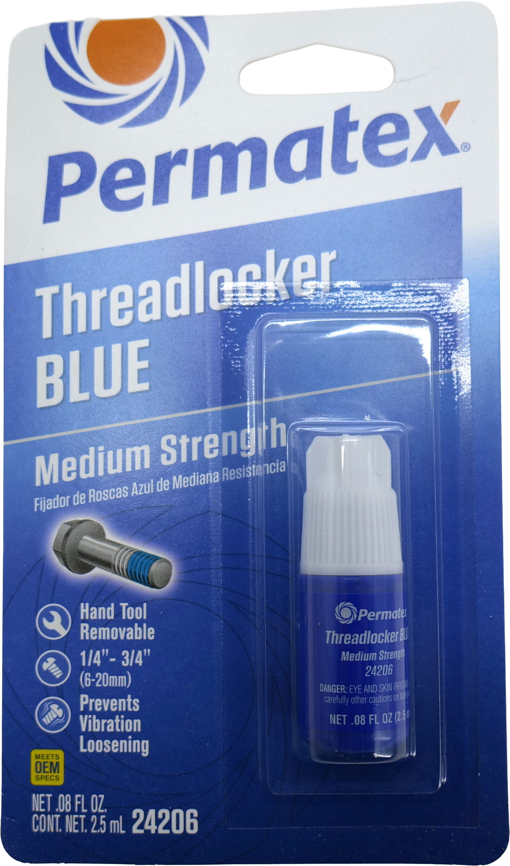 S24206 Medium Strength Blue 242 Threadlocker (2.5mL)