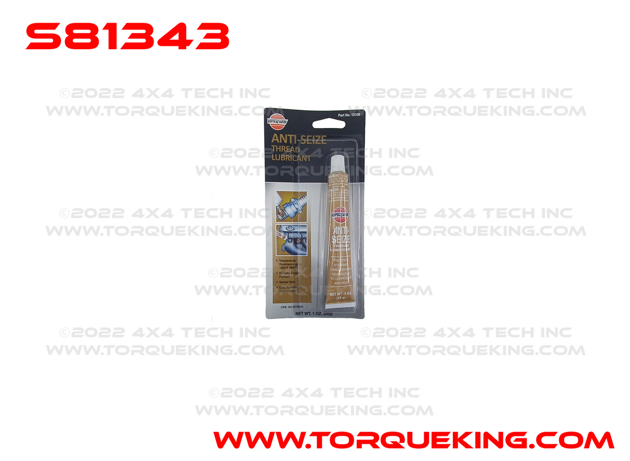 S81343 1oz Tube Permatex Anti-Seize Compound Torque King 4x4