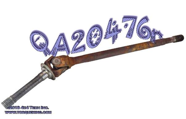 QA20746R 80-96 Right Axle Asm