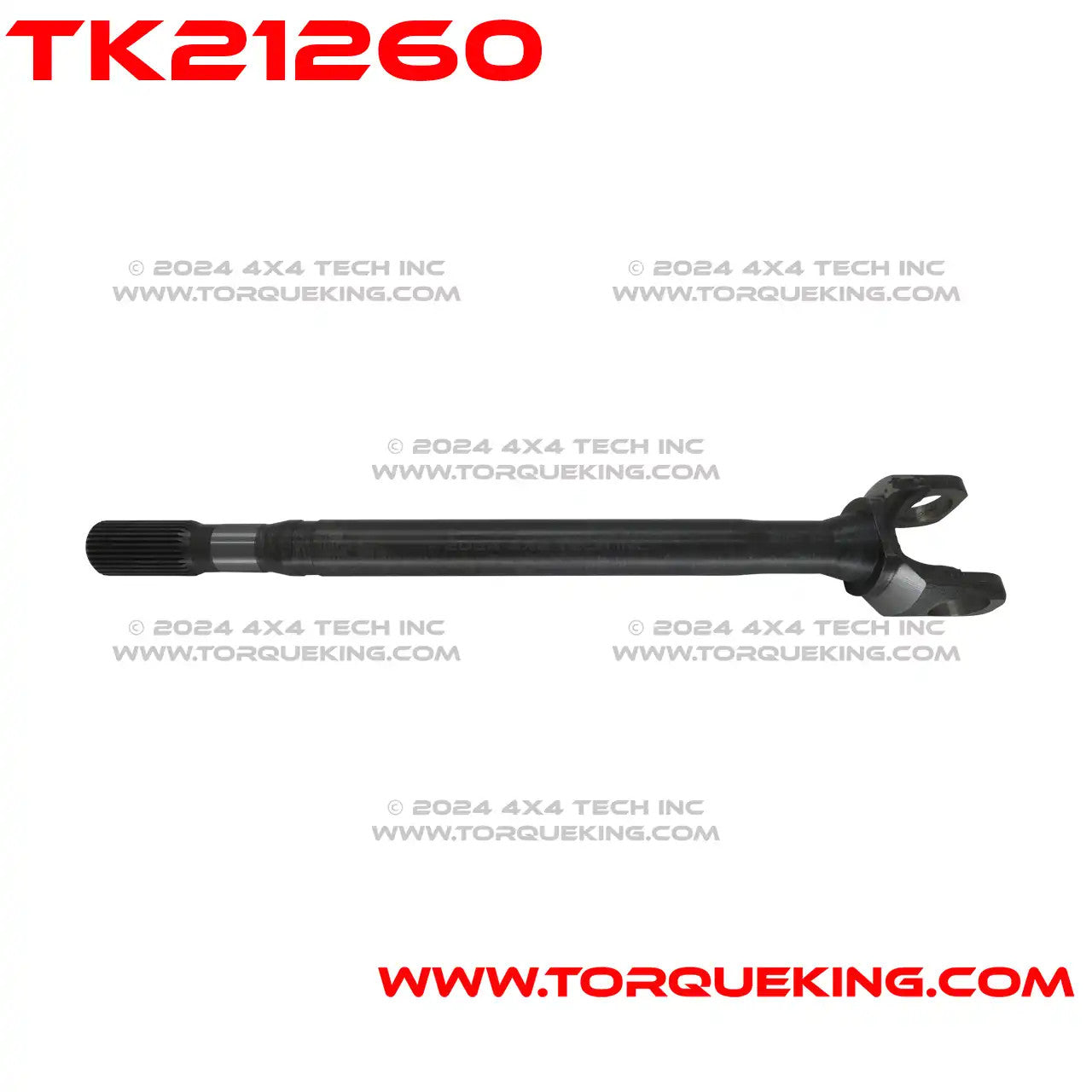 TK21260 Chrome-Moly Right Inner Axle Shaft for 1990-1997 Ford Dana 35IFS Torque King 4x4