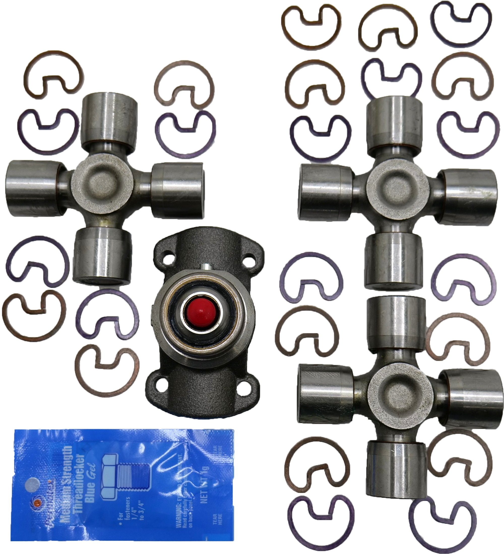 TK3061 Premium 1310 Series CV Joint Rebuild Kit with Greaseable Centering Yoke Torque King 4x4