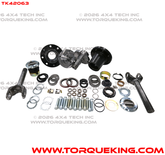 TK42063 Dynatrac Free-Spin Kit with Dynaloc Hublocks for 99-02.5 F250/F350, Exc